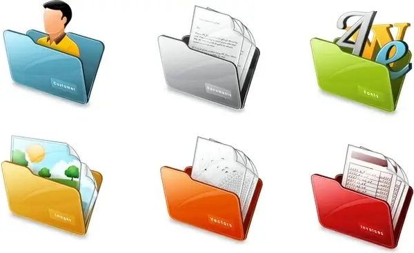 Free Folder Icons icons pack