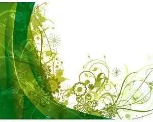 Free green vector summer background