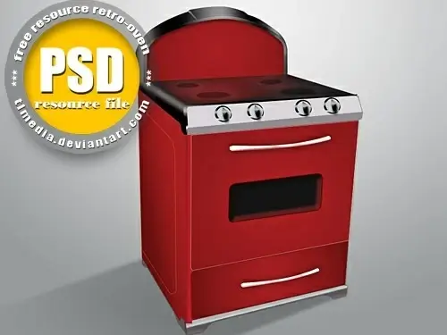 Free PSD Oven File