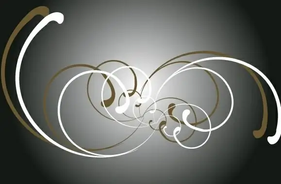 Free vector curly ornaments