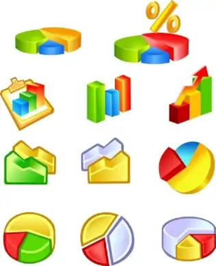 Free Vector Diagram Icons