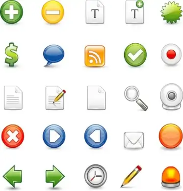 Free Vector Icons Set 1 icons pack