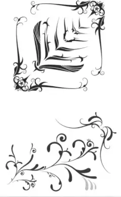 Free Vector Swooshes, and Fancy Corner Designs