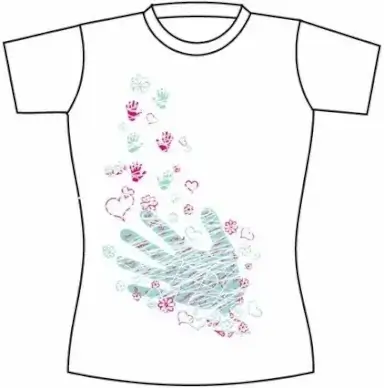 Free Vector T-shirt Template 03