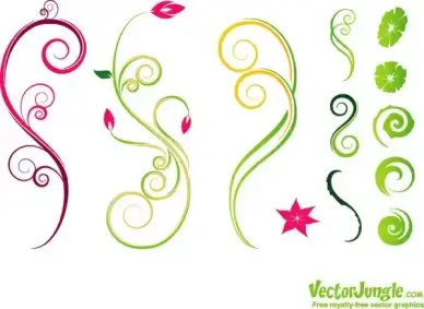 free vines flower set
