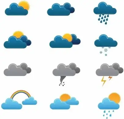 Free Weather Vector Icons