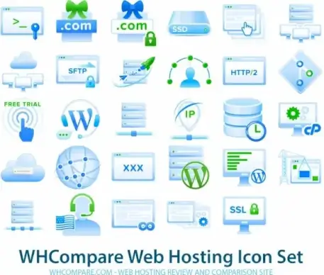 free web hosting icons png vectors