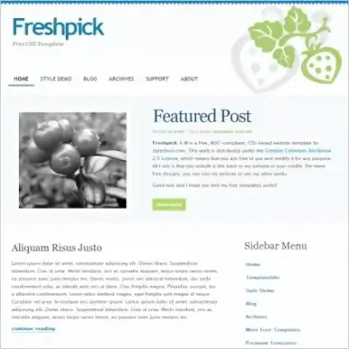 Freshpick 1.0 Template