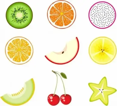 Fruits Icon Set