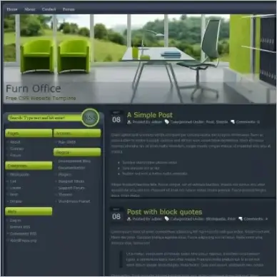 Furn Office Template
