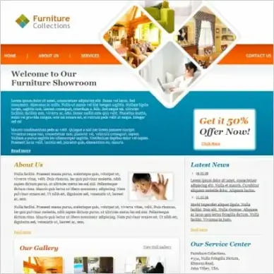 Furniture Collections Template