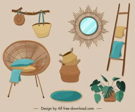 furniture icons rural vintage decor