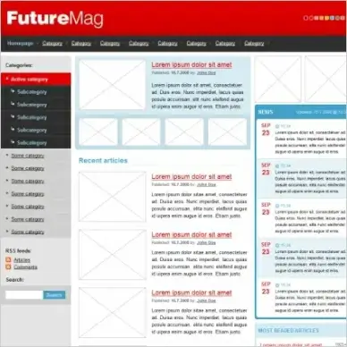 Future Mag Template