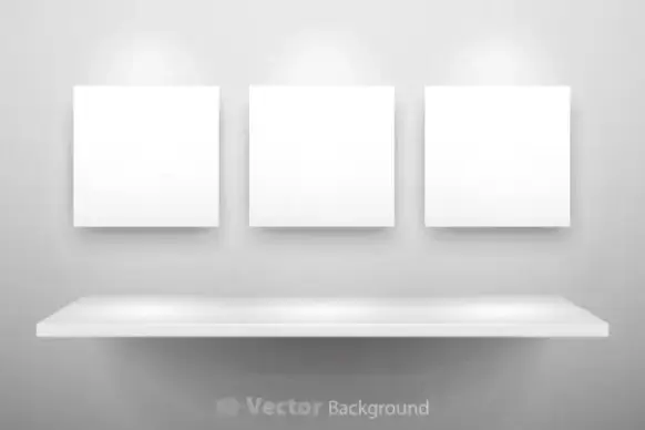 gallery display background 11 vector
