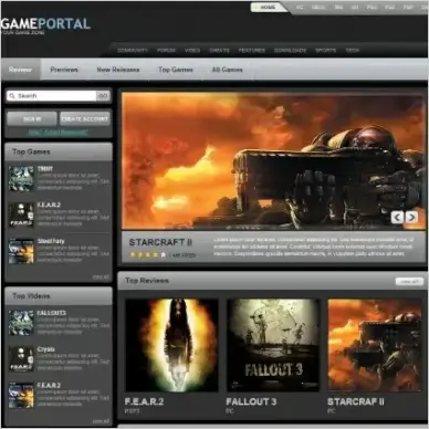 Game Portal Template