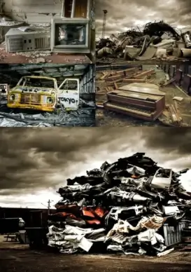 garbage chaos wastes highdefinition picture