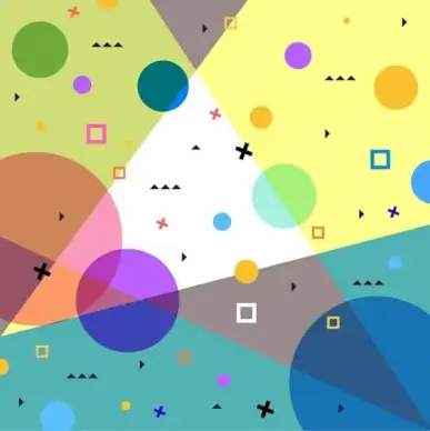 geometric abstract background colorful flat design