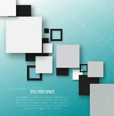 geometric background black white squares decoration