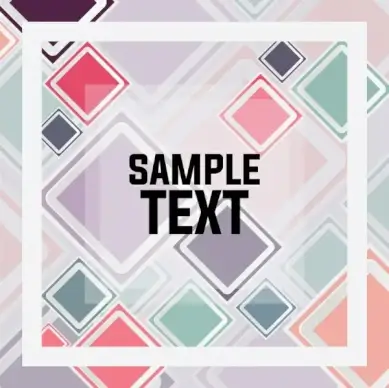 geometric background colorful flat squares decoration