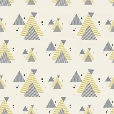 geometric background striped triangles icons repeating design
