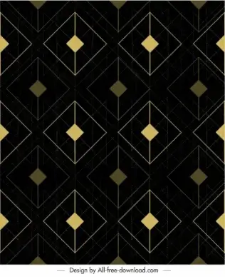 geometric pattern template elegant dark flat repeating symmetry
