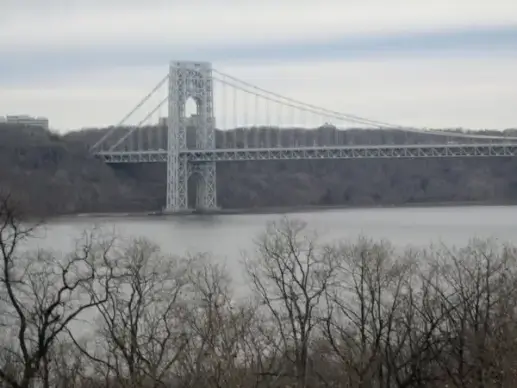 george washington bridge winter