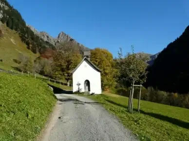 gerstruben chapel postkartenmotiv