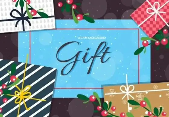 gift background colorful flat bokeh decor