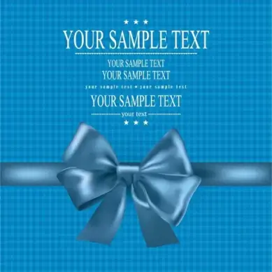 gift background shiny knot icon blue decor