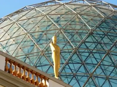 glass dome fig golden