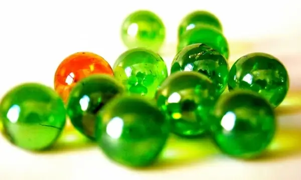 glass marble colorful