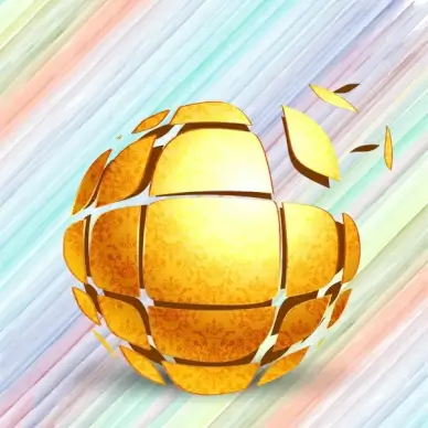 globe abstract shape and background