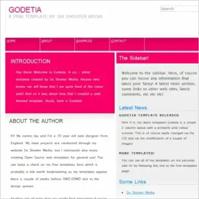 Godetia Template