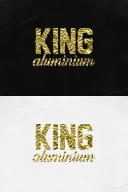 gold text effects