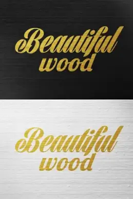 gold text effects