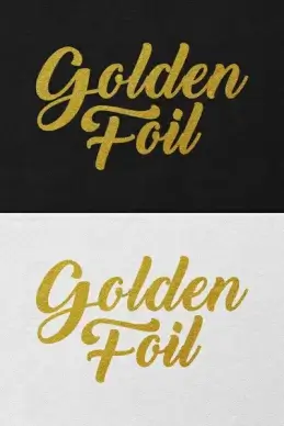 gold text effects