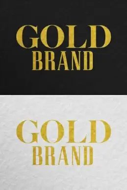 gold text effects