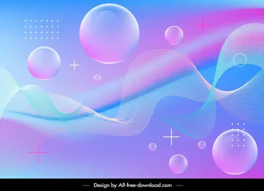 gradient galaxy background template 3d dynamic circles curves