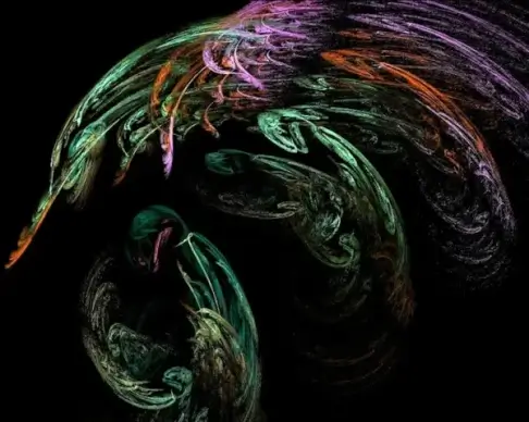 green and red image