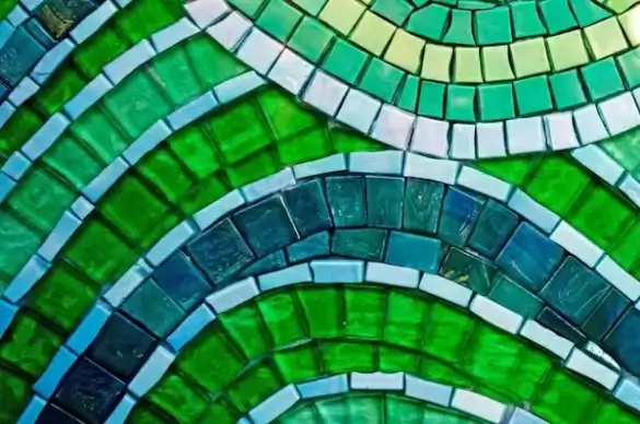green background