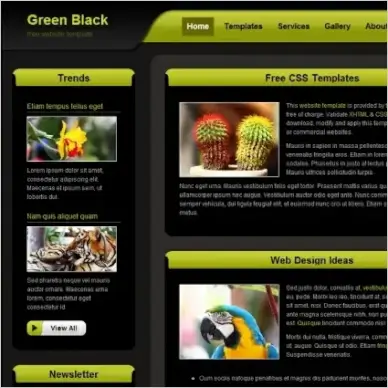  green black