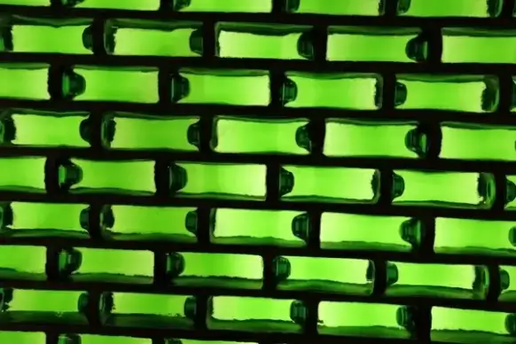 green bottle background