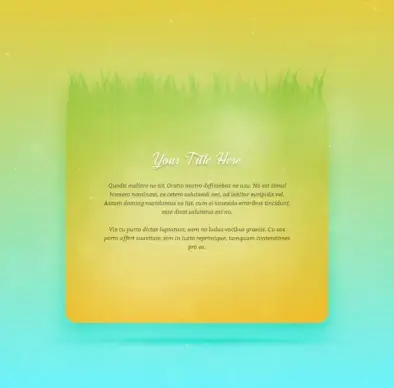 green grass background concept