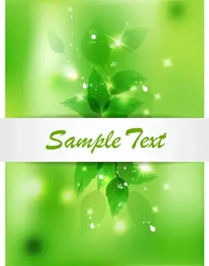 green leaf eco background