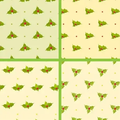 green leaf pattern