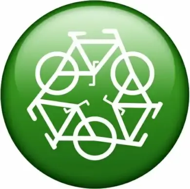 green recycle symbol