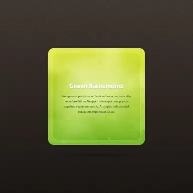 green square background
