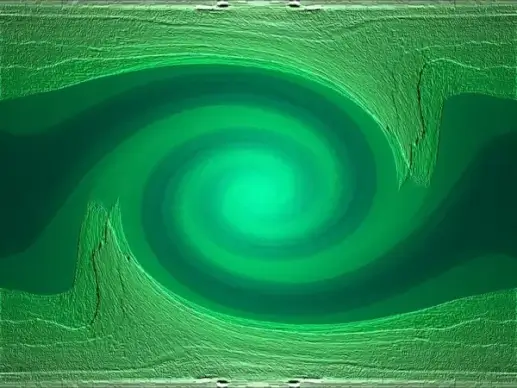 green swirl