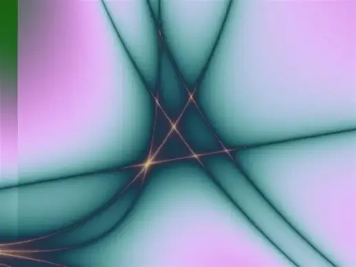 greenish lines on pink fractal