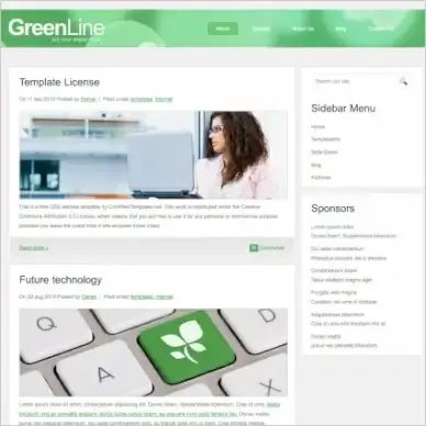 GreenLine Template